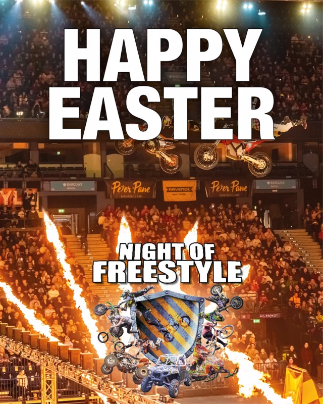 🌷 Das gesamte Night of Freestyle Team wünscht euch frohe Ostern! 🌸 Genießt die festlichen Tage im Kreise eurer Liebsten und lasst es euch gut gehen. Wir freuen uns schon jetzt ungemein auf die kommende Saison mit euch 🎉 In welcher Stadt wärt ihr gerne dabei? Kommentiert euren Favoriten und gewinnt 2x2 Tickets für eure Lieblingsstadt! 

11.01.2026 München
17.01.2026 Hamburg - 2 Shows 
24.01.2026 Magdeburg - 2 Shows 
31.01.2026 Nürnberg - 2 Shows 

Das Gewinnspiel endet in 3 Tagen. Die Gewinner werden auf Instagram und Facebook ausgelost. Die Teilnahmebedingungen und Datenschutzerklärung findet ihr in der Bio. 

#nightoffreestyle #nof #show #freestyle #eastern